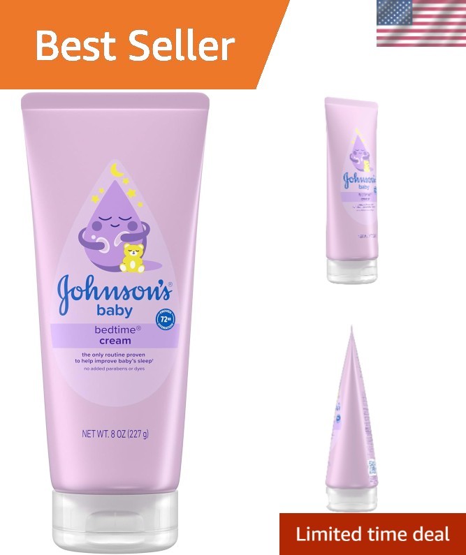 Soothing Bedtime Cream for Babies, 8 Fl Oz - Hypoallergenic & NaturalCalm Aromas