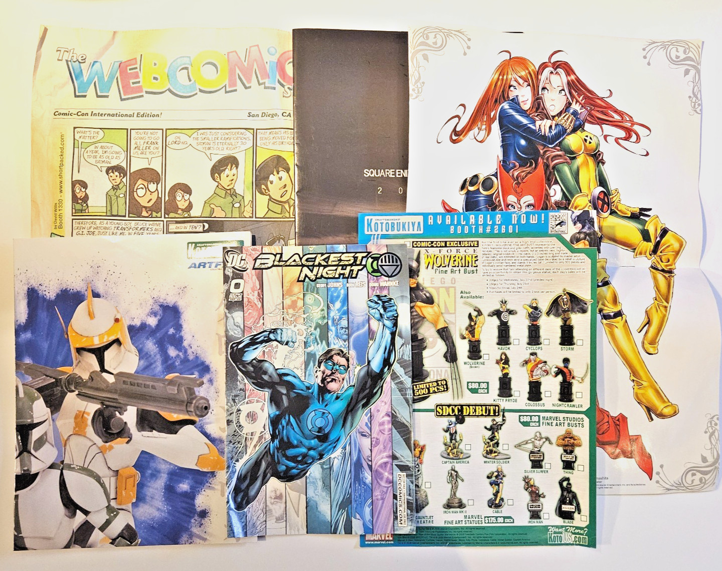 SDCC San Diego Comic-Con 2009 Event Advertisements, Promos, Comics