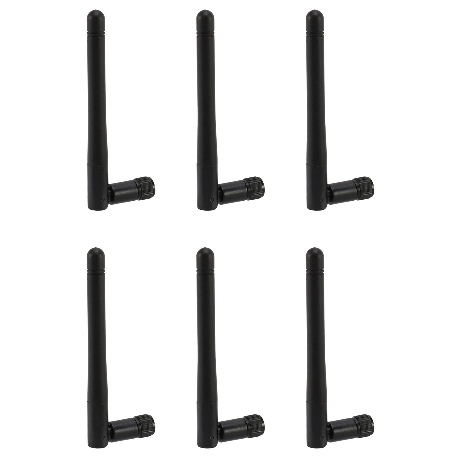 6PC 2.4G/5G/5.8GHz 2Dbi Omni WIFI Antenna with RP SMA Male Plug Connector5667