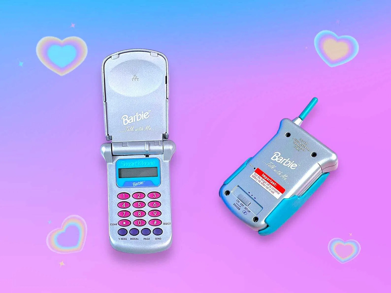 Vintage Y2K Barbie Mobile Cell Phone.Rare!