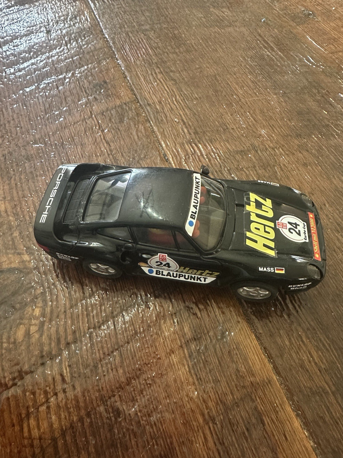 Vintage Scalextric SCX Porsche 959 Vintage Slot Car Hertz #24 Model Racing Nice