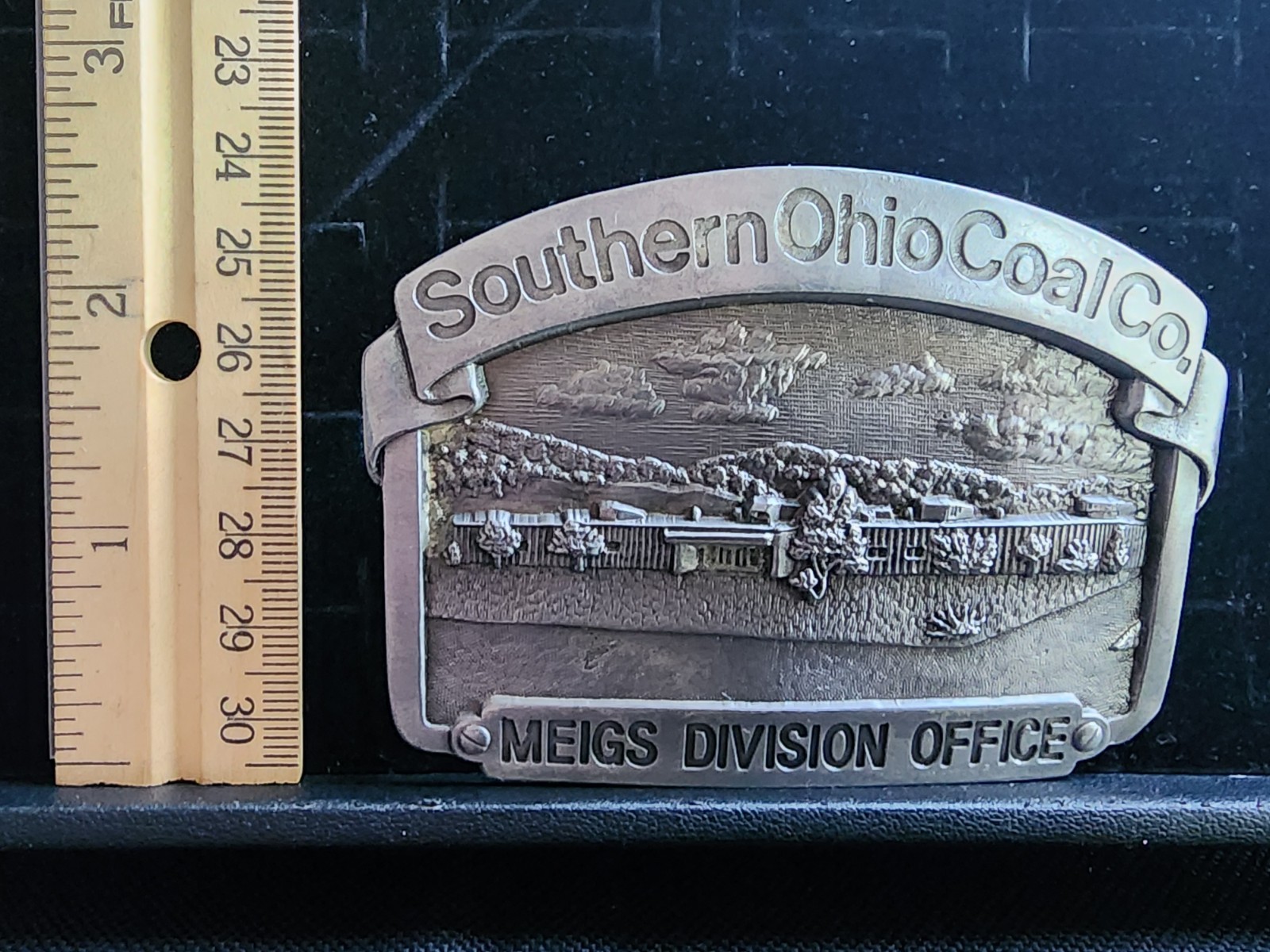 Vintage Southern Ohio Coal Company Meigs Division Office Belt Buckle New 