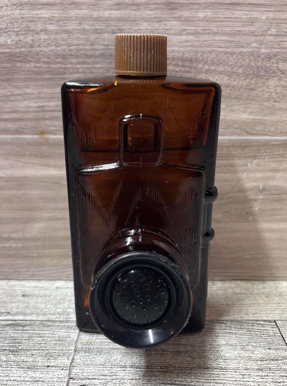 Avon Spicy After Shave Decanter Old Fashioned Wall Telephone Glass Bottle