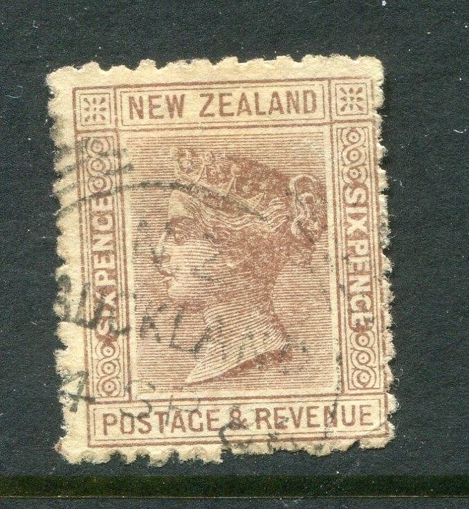 New Zealand #65 Victoria 6 P. [Used]