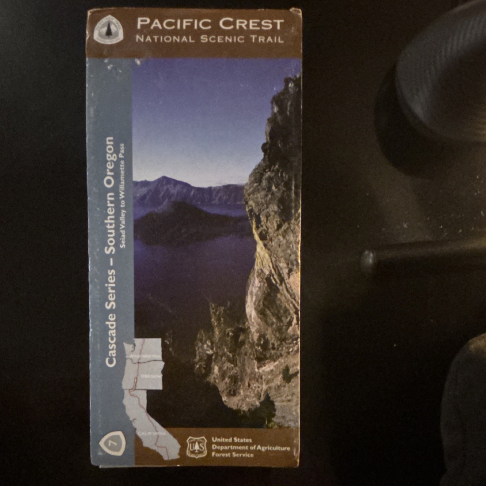 Pacific Crest National Scenic Trail Cascade Series Southern Oregon Map USDA