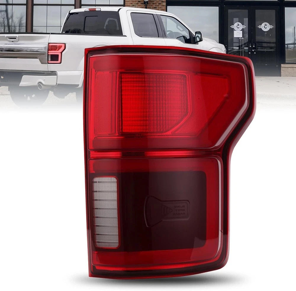 LED Tail Light Assembly For Ford F150 2018 2019 2020 With Blind Spot Rear Lamp T