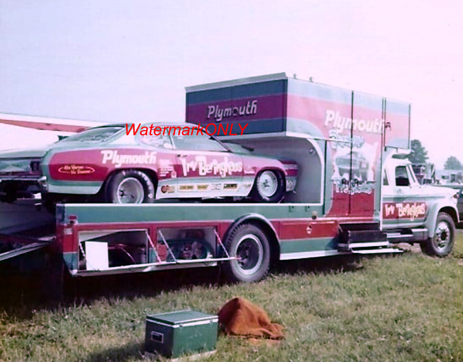 "Irv Beringhaus" 1973 Plymouth Duster MOPAR Pro Stocker PHOTO! #(8)