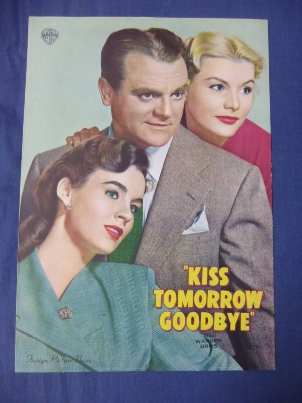 (154) Old movie pamphlet Goodbye Kisses Tomorrow directed by James Gagney/Barbar