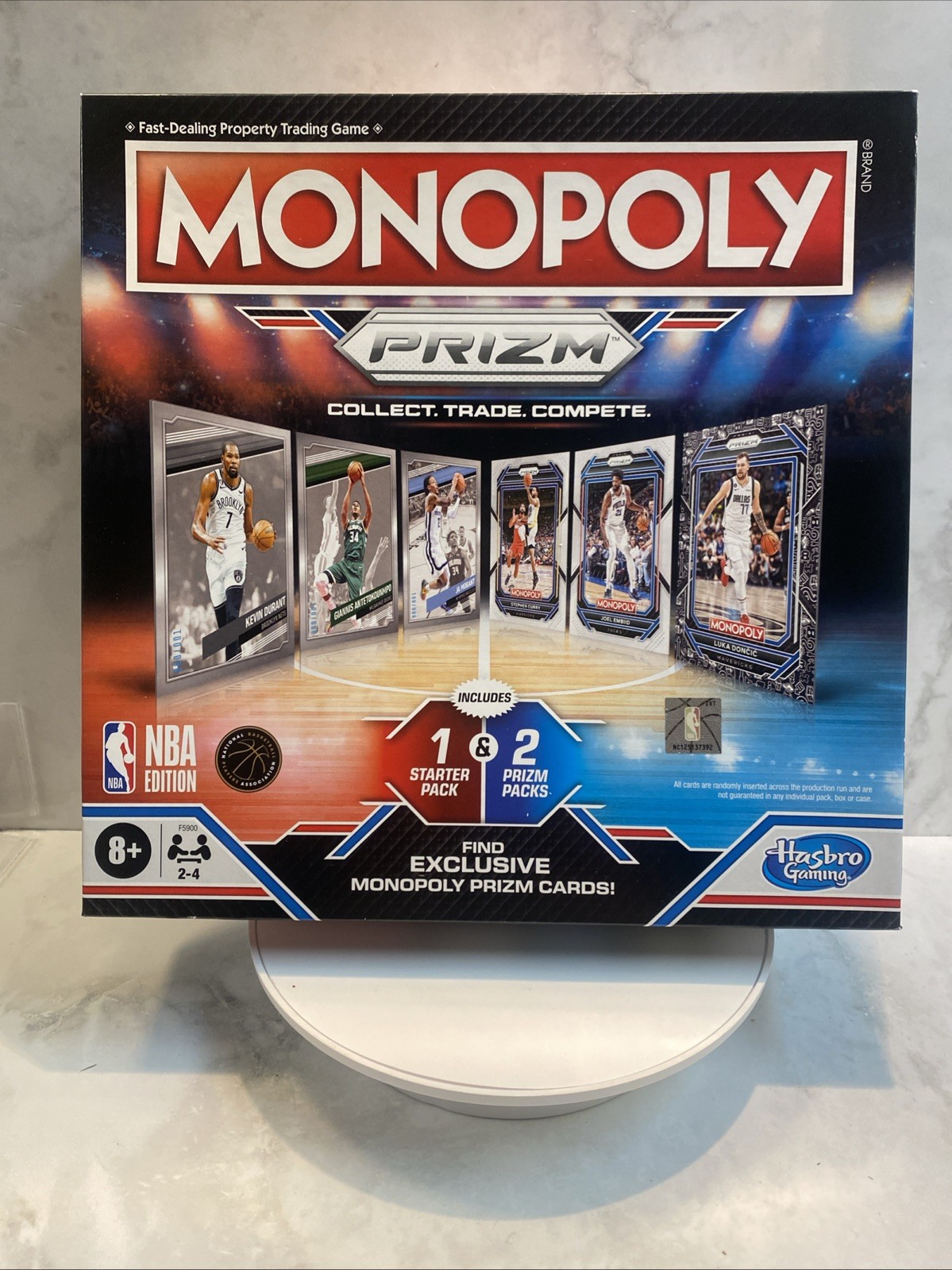 2022-23 Monopoly PANINI PRIZM NBA Trading Card Edition Board Game - SEALED EBC37