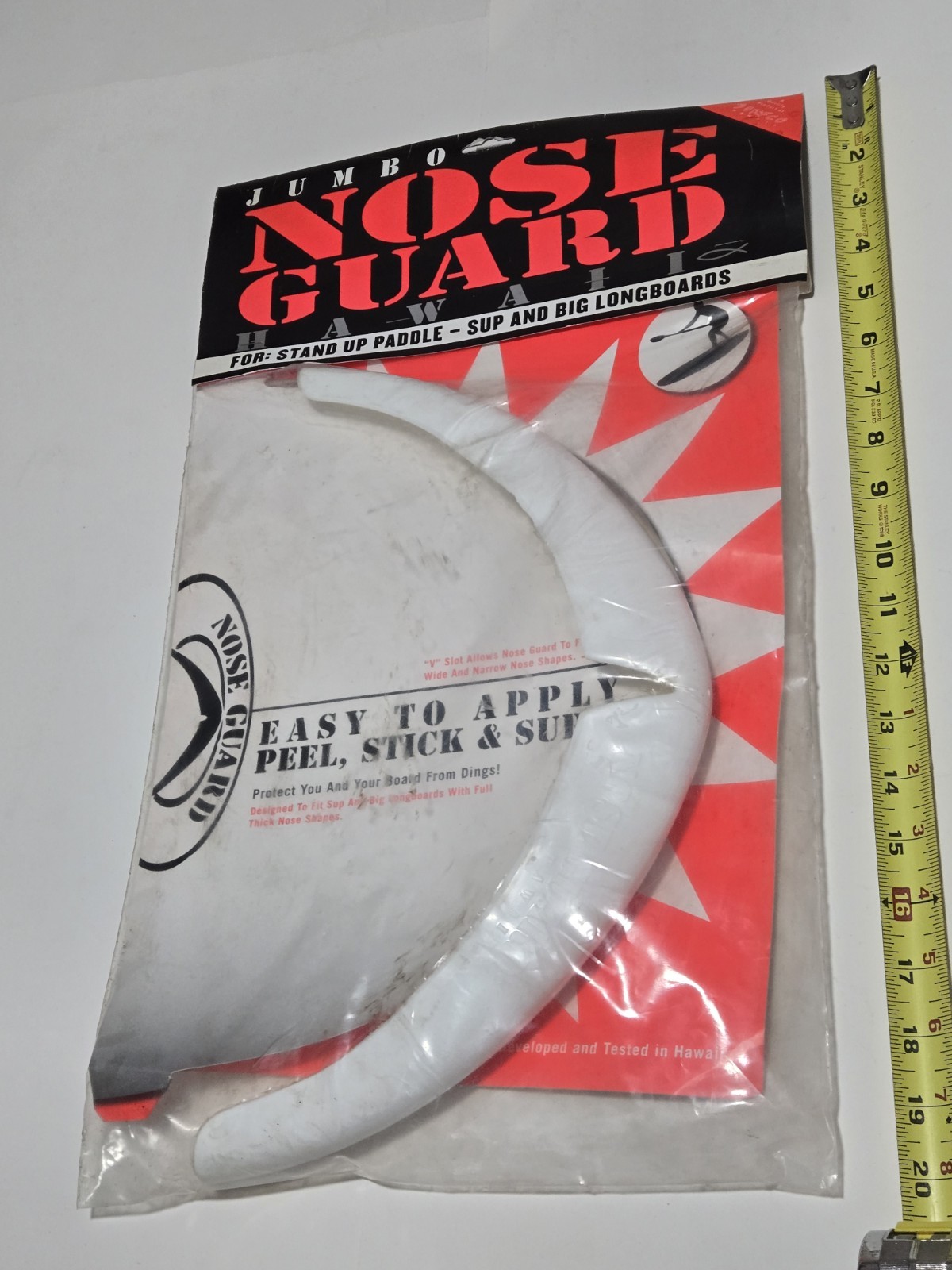 Surfco SUP Paddle Longboard Jumbo Nose Guard in White Protect Your Board USA NEW