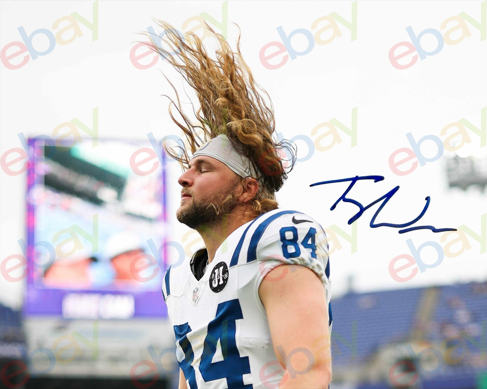 Tyler Warren - REPRINT auto signed 8x10 Photo Indianapolis Colts