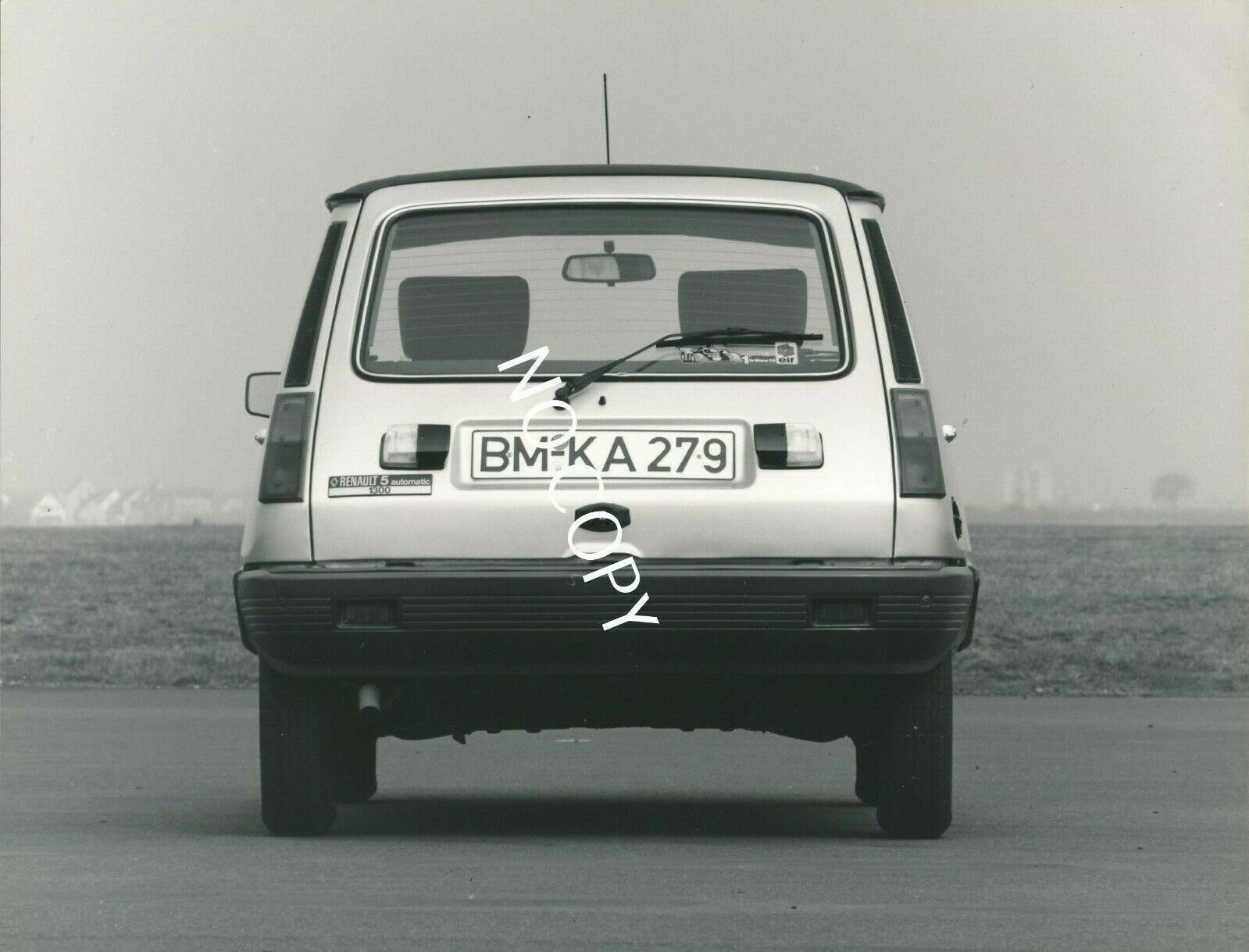 Manufacturer Archive XL Photo 70/80J Automobile Auto Vehicle Renault 5 1300 C1.69