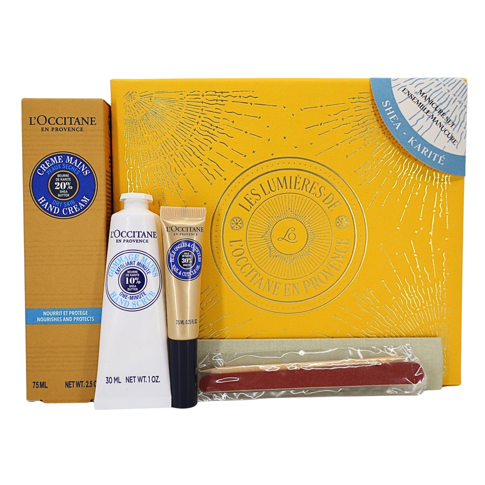 L'OCCITANE Limited Edition Shea Manicure Set - 4 pieces (oz vary)
