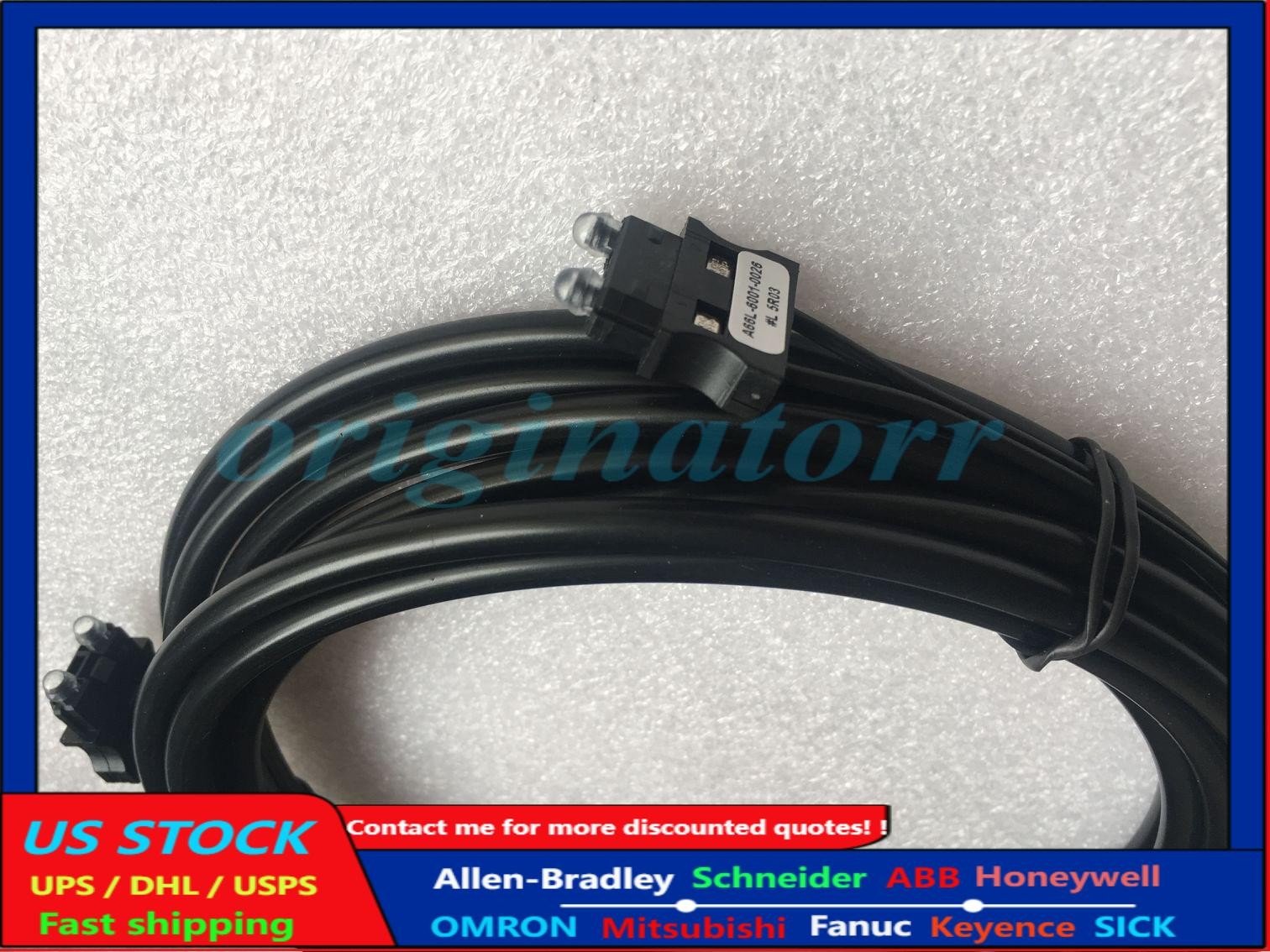 FANUC  FIBER OPTIC CABLE A66L-6001-0026#L20R03  NEW