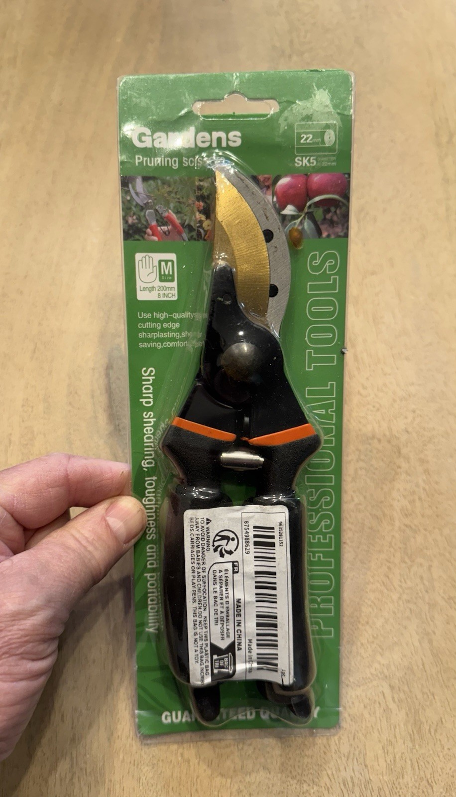 Gardens Pruning Shears Sharp Hand Pruner