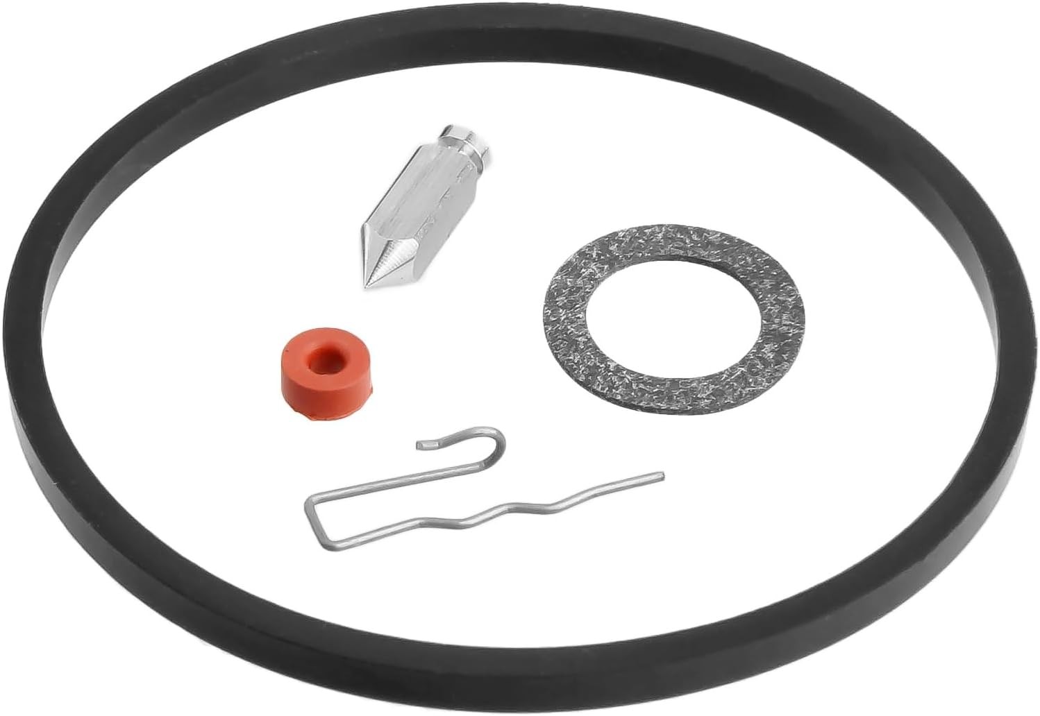 Carburetor Needle Seat Bowl Gasket Kit, Carb Repair Replacement for Engine 49-91