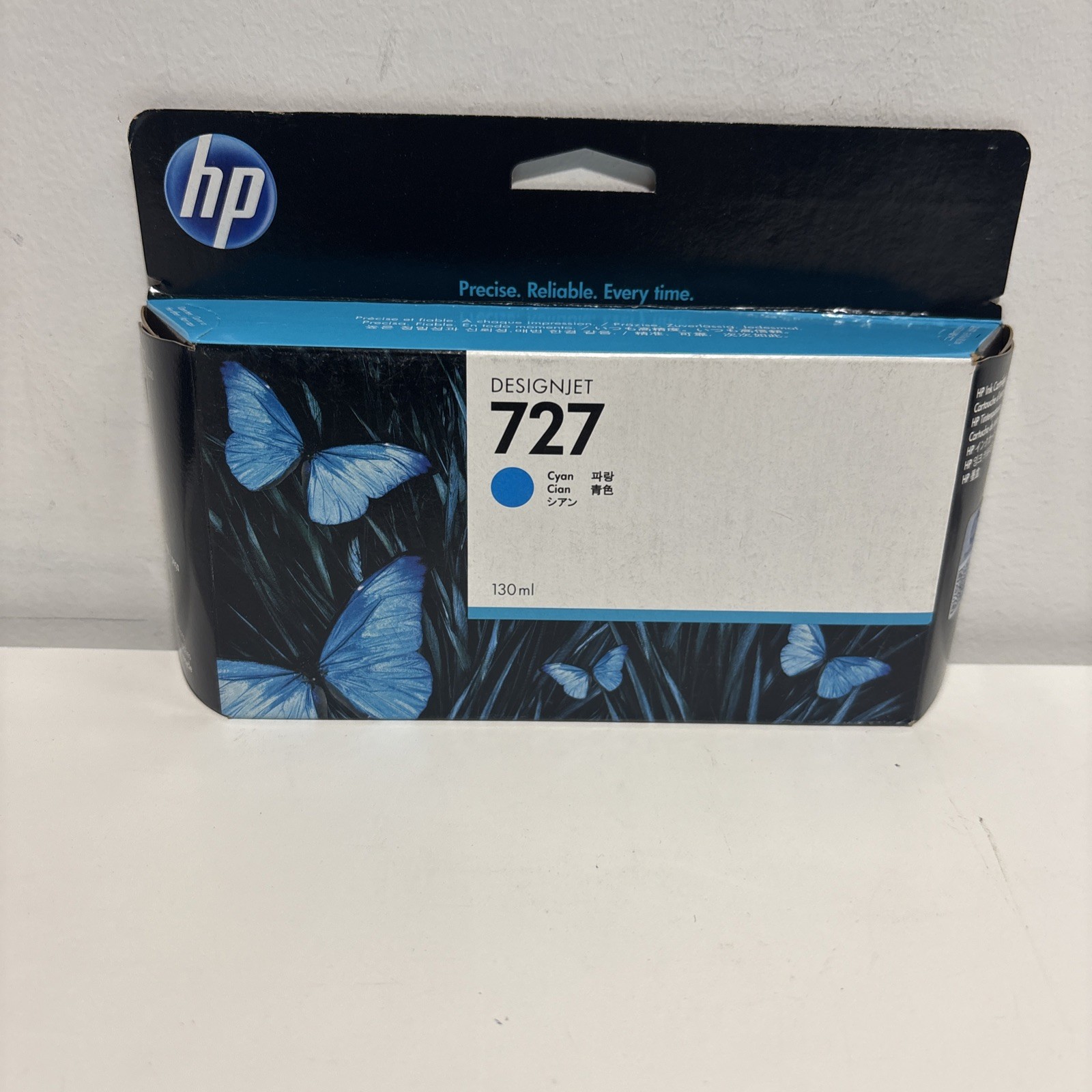 HP INK CARTRIDGE DESIGNJET 727 CYAN 130ml B3P19A - EXP. July 2019