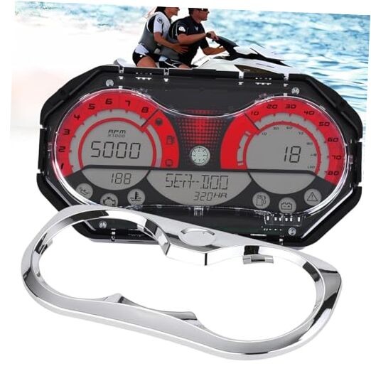 278002270 278002144 LCD Digital Jet Ski Speedometer Fit for 2006-2011 Sea Red