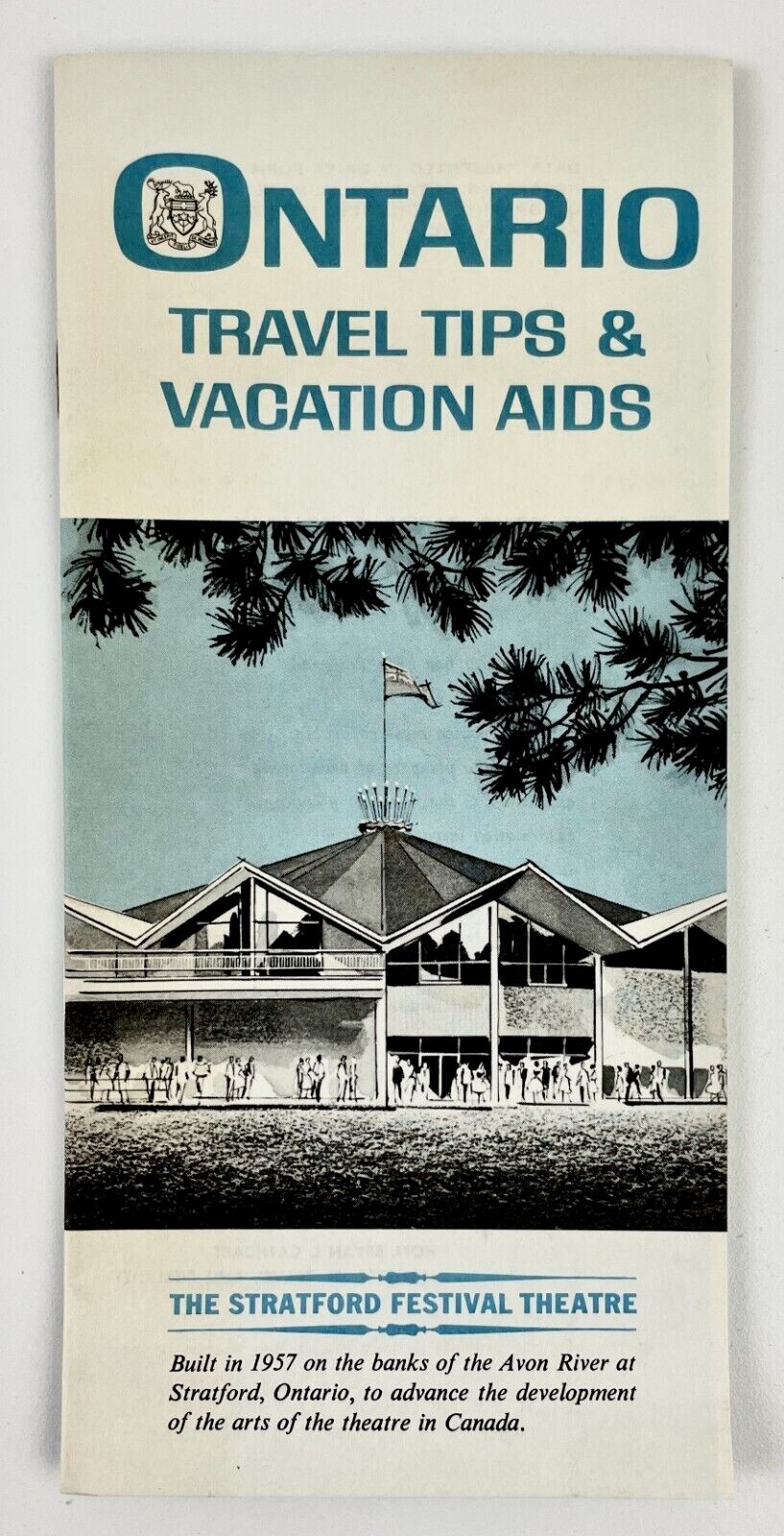 1963 Ontario Canada Travel Tips Vacation Aids Vintage Brochure Tourist Facts VTG