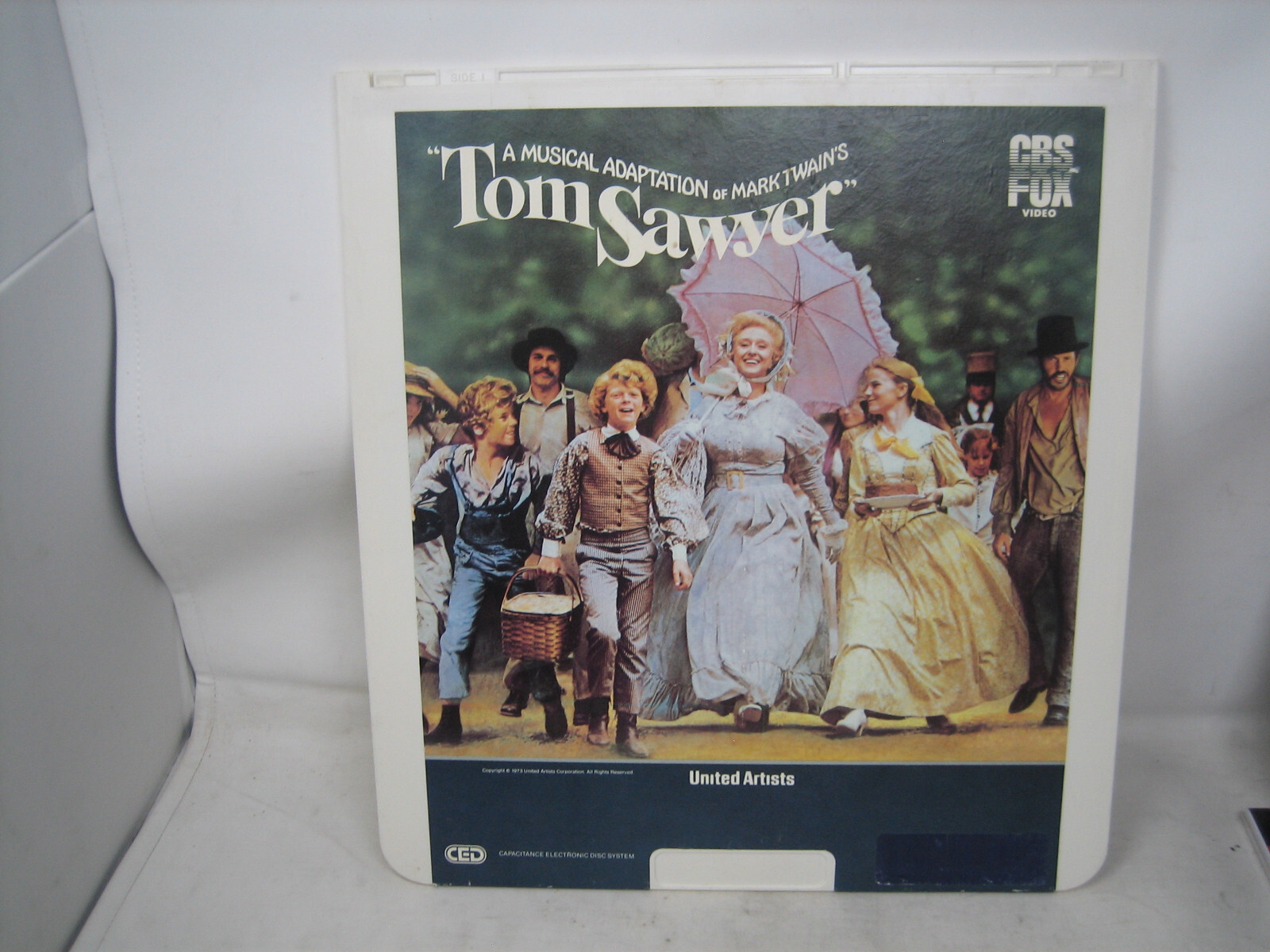 tom sawyer ced video disc movie vtg 1973
