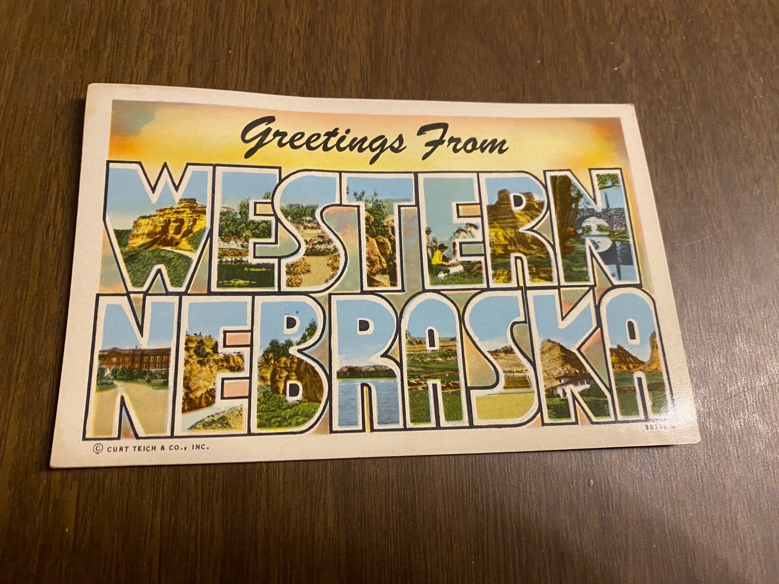 Vintage Postcard Greetings from Western Nebraska unPosted