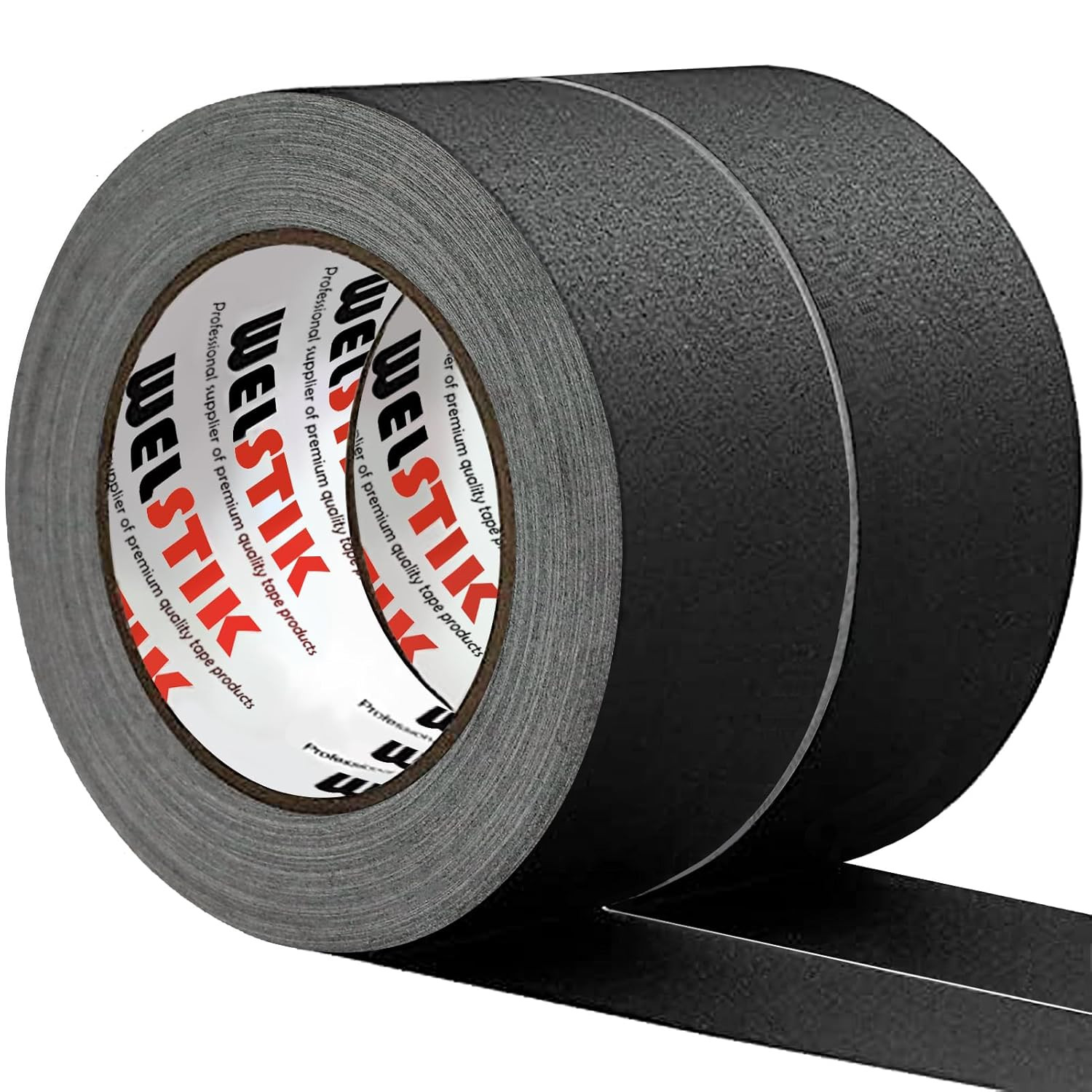 2 Pack Black Gaffers Tape,2" X 33 Yards-10% Longer Gaffer Tape,Waterproof Matte 