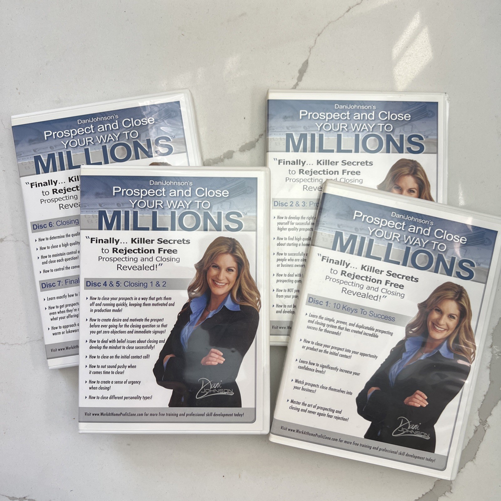 Dani Johnson 7 CD Set: Prospect and Close Your Way to Millions Network Marketing