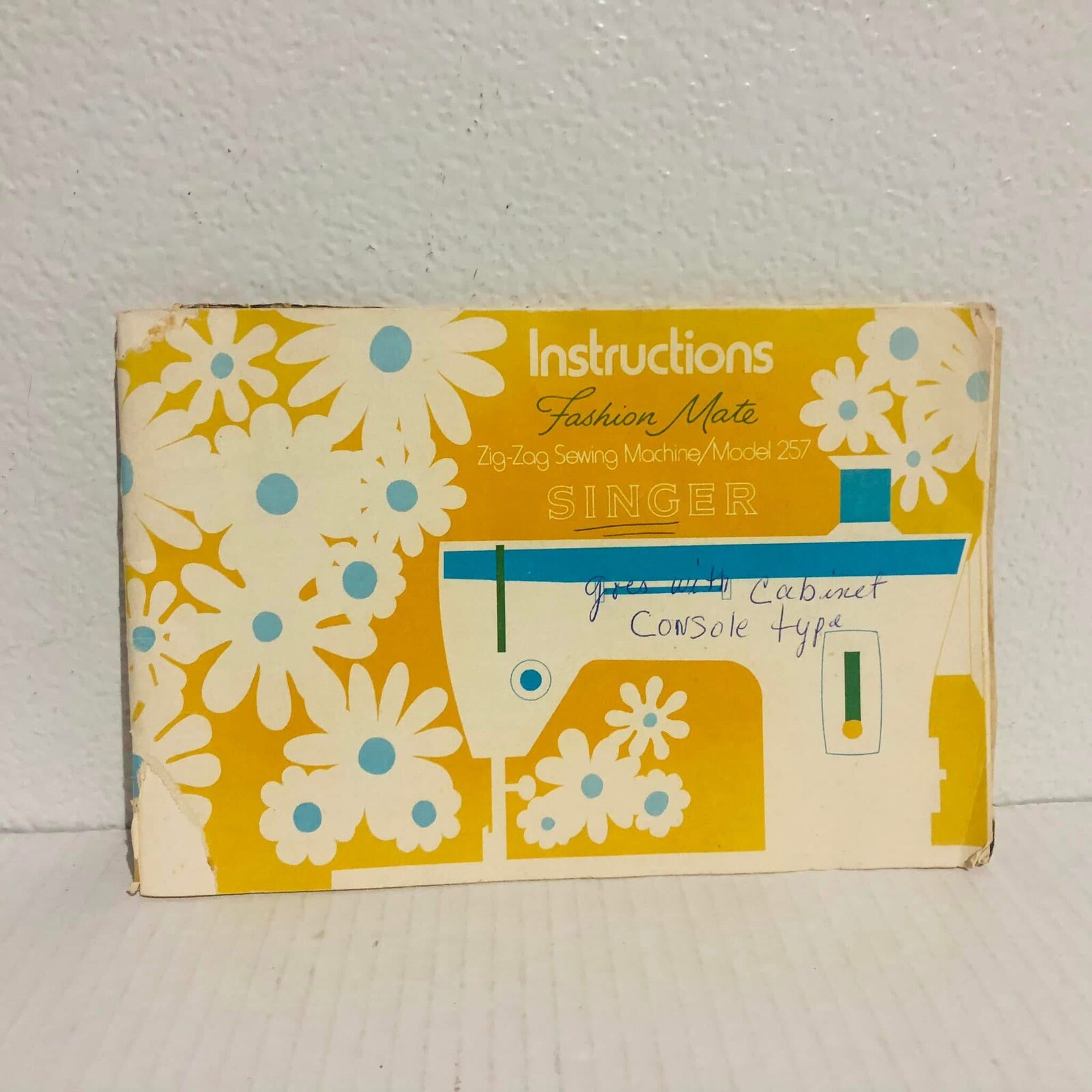 Singer Model 257 Sewing Machine Embroidery Serger Owners Manual