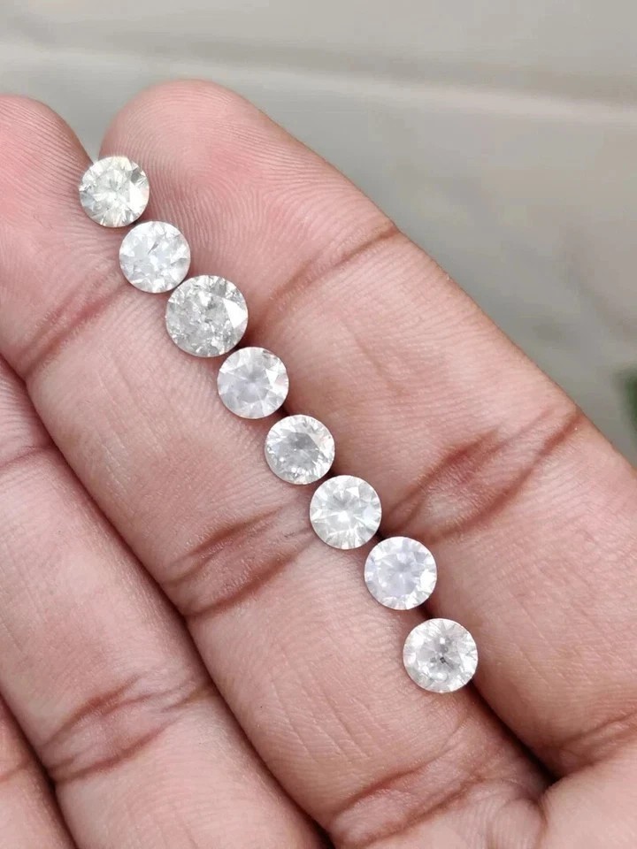 5 Ct Round Cut Certified Lab Grown Diamond Natural D Color VVS1 Clarity f201