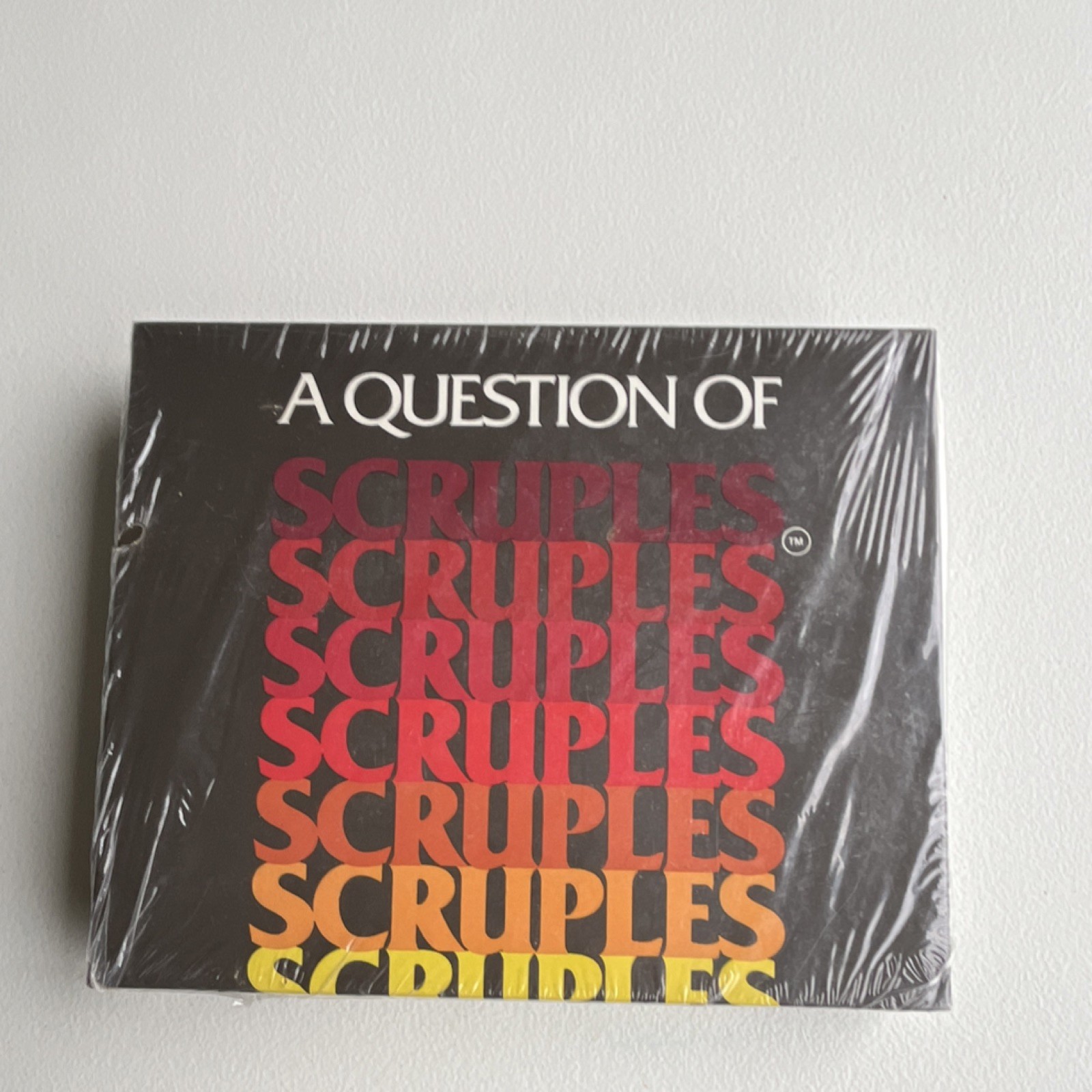 High Game Enterprises A Question of Scruples 1984 Party Game Moral Dilemmas