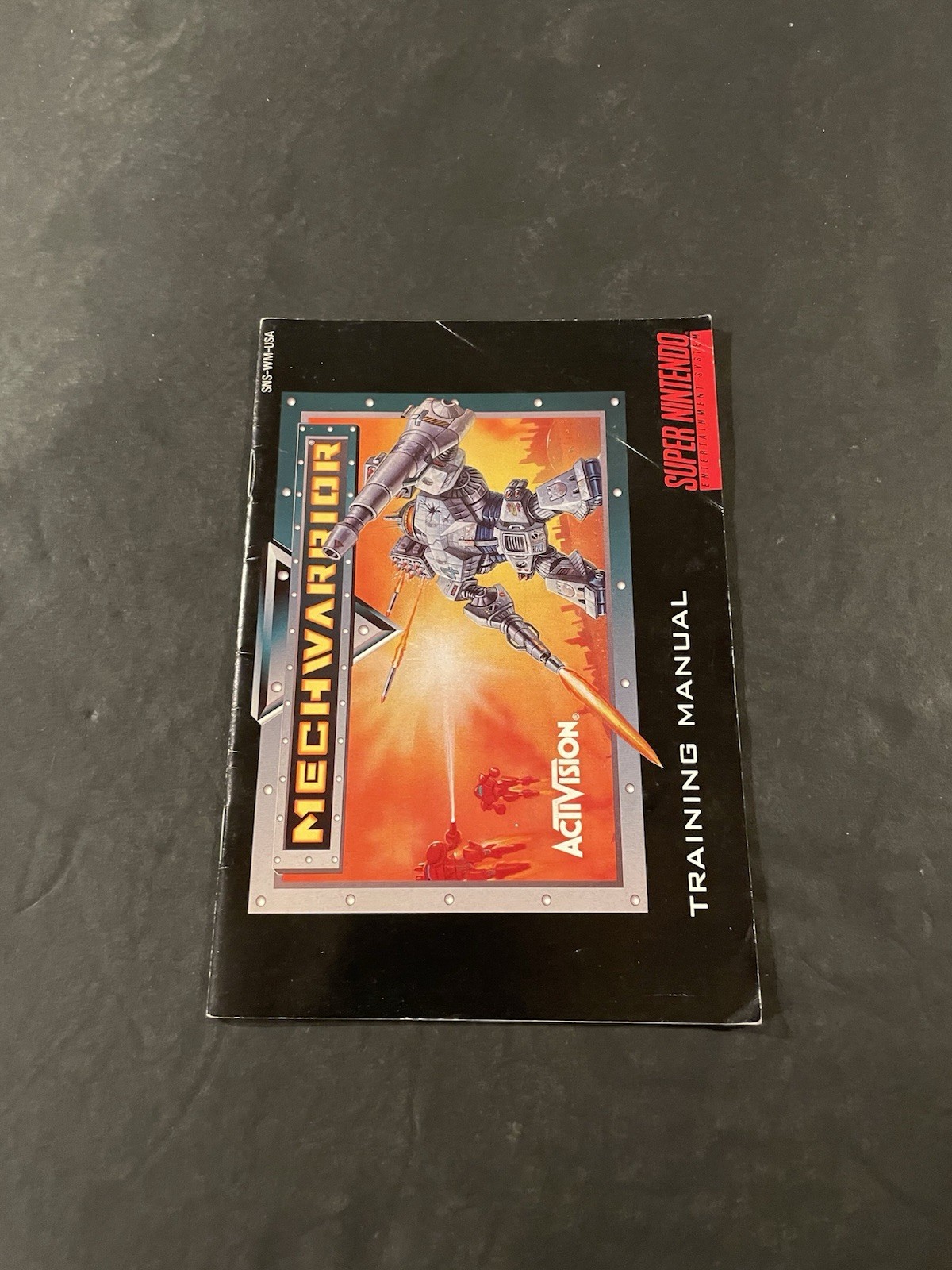 Mechwarrior snes Manual only