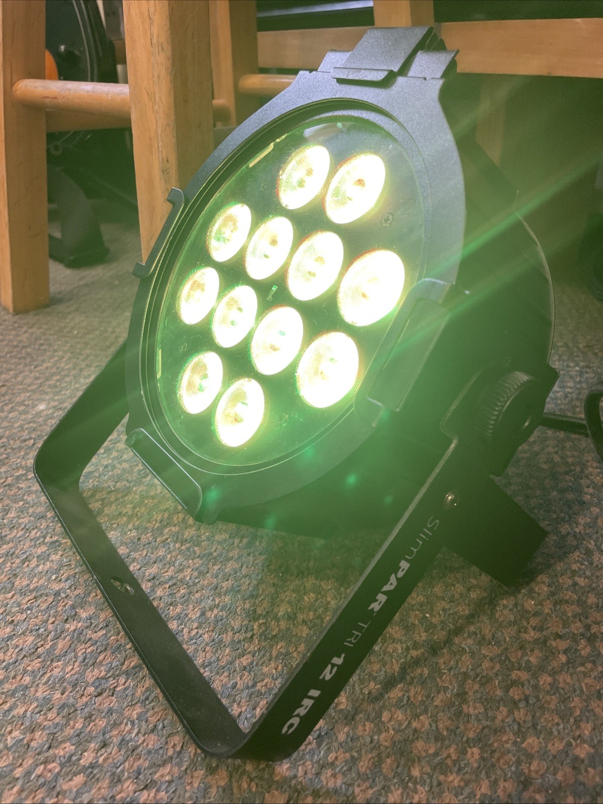 Chauvet Slimpar TRI 12 IRC Wash Par DMX Sound Active 3Watt RGB LED Light