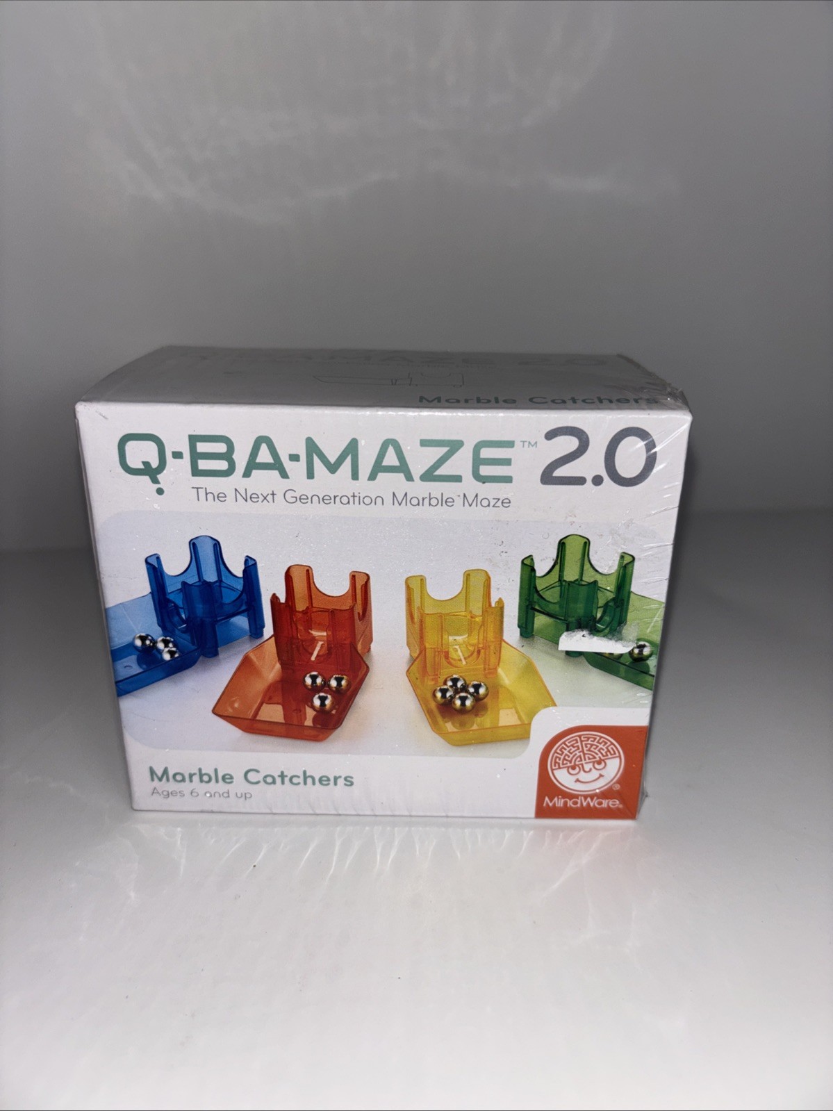 Q-BA-Maze 2.0 Marble Catchers By Mindware NEW