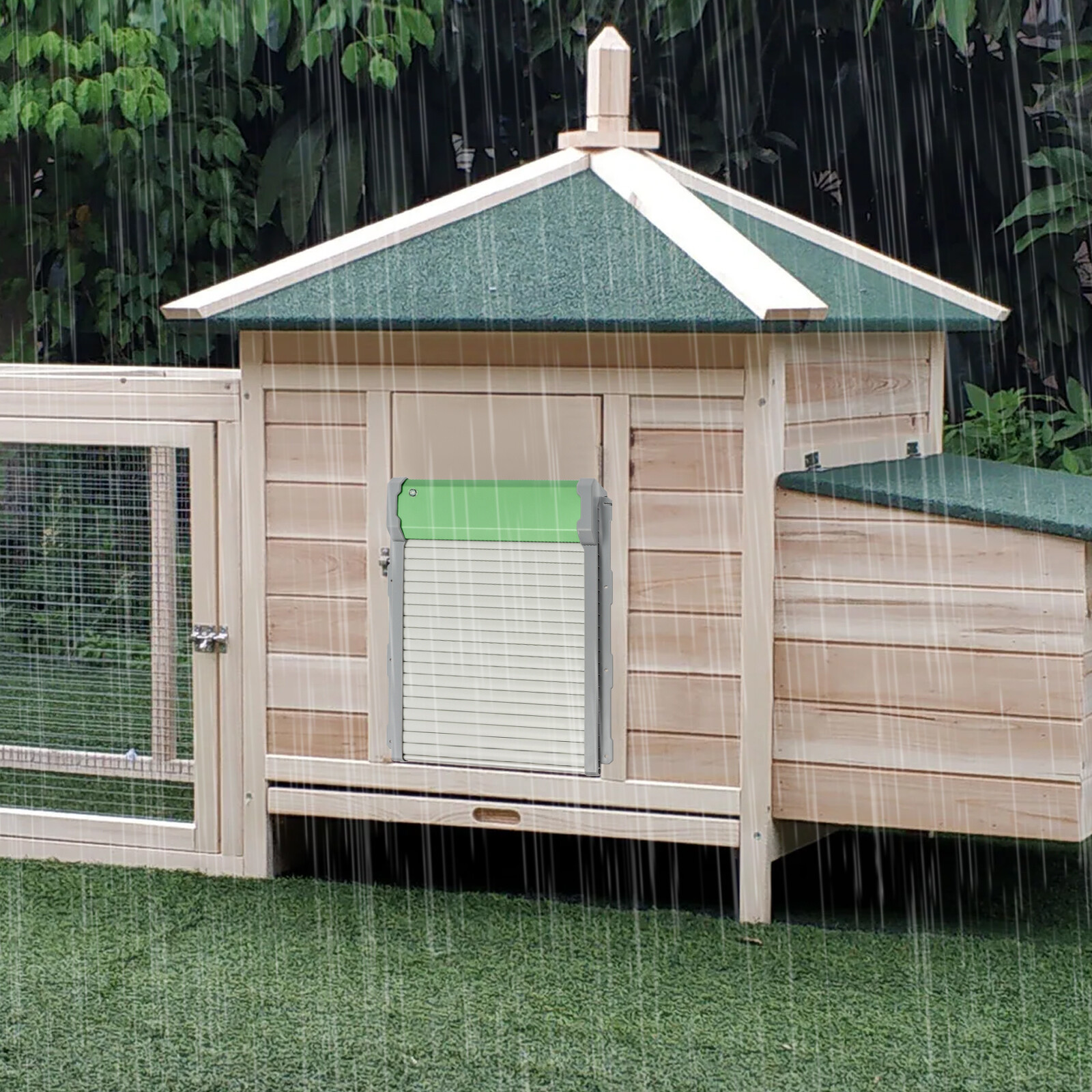 Automatic Chicken Coop Door Solar Powered Chicken Coop Doors with Light Sensor