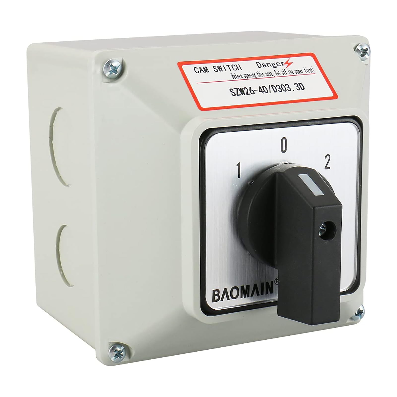 Baomain Universal Rotary Changeover Switch SZW26-40/D303.3D with Master... 