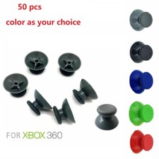 50pcs Microsoft Xbox 360 Thumbsticks Joysticks Gray Replacement Analog Sticks