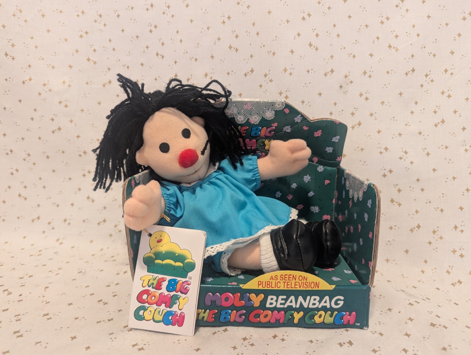 1997 Molly Small Beanbag The Big Comfy Couch Plush With Tags