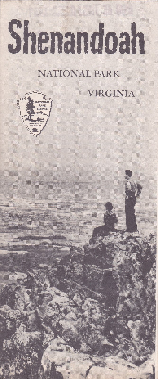 1955 Shenandoah National Park Virginia Brochure