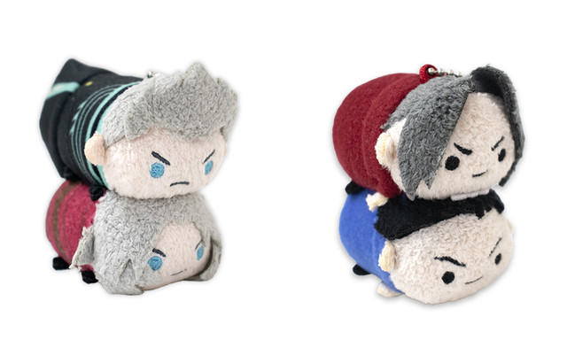 CAPCOM STORE TOKYO Limited CAP CORON Pair Mascots with Ball Chains Japan NEW