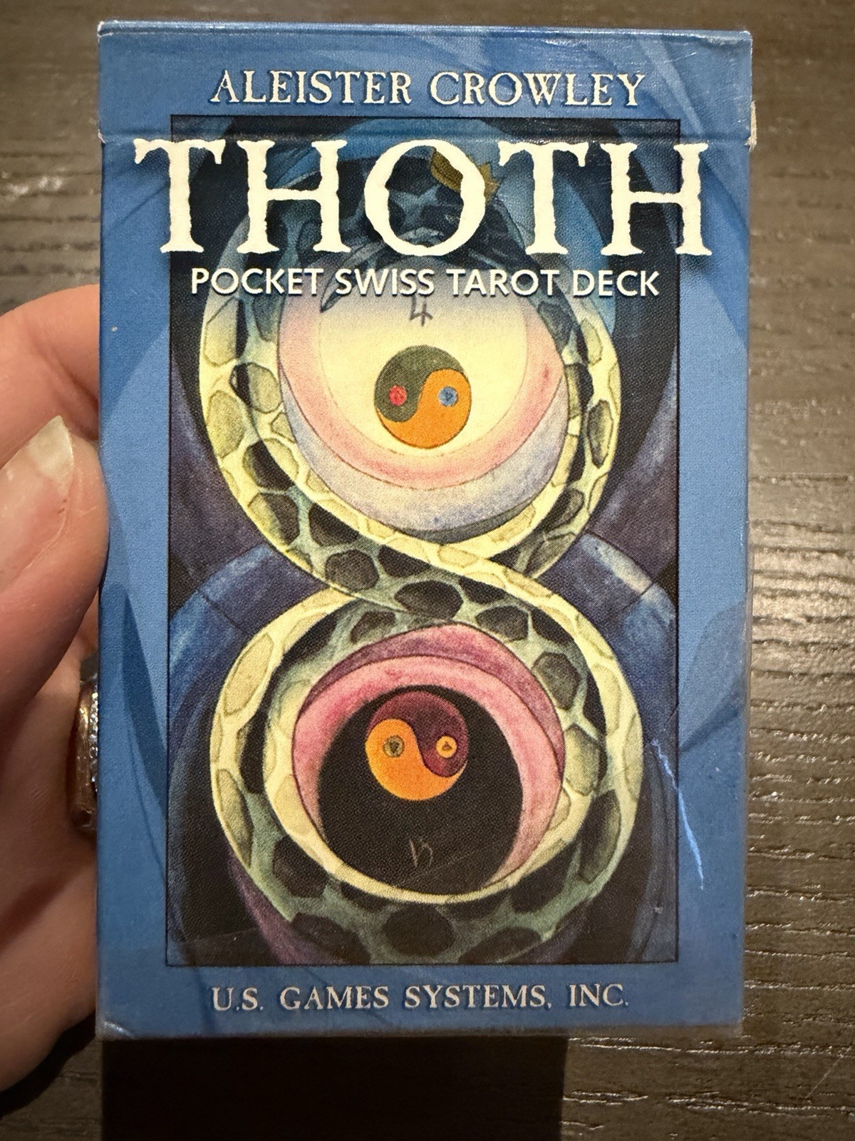 Pocket Thoth Tarot Deck, 78 Cards + Booklet. Crowley Harris Swiss Edition