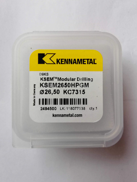 1PCS ORIGINAL NEW KENNAMETAL KSEM2650HPGM KC7315 	2494500 26.5MM