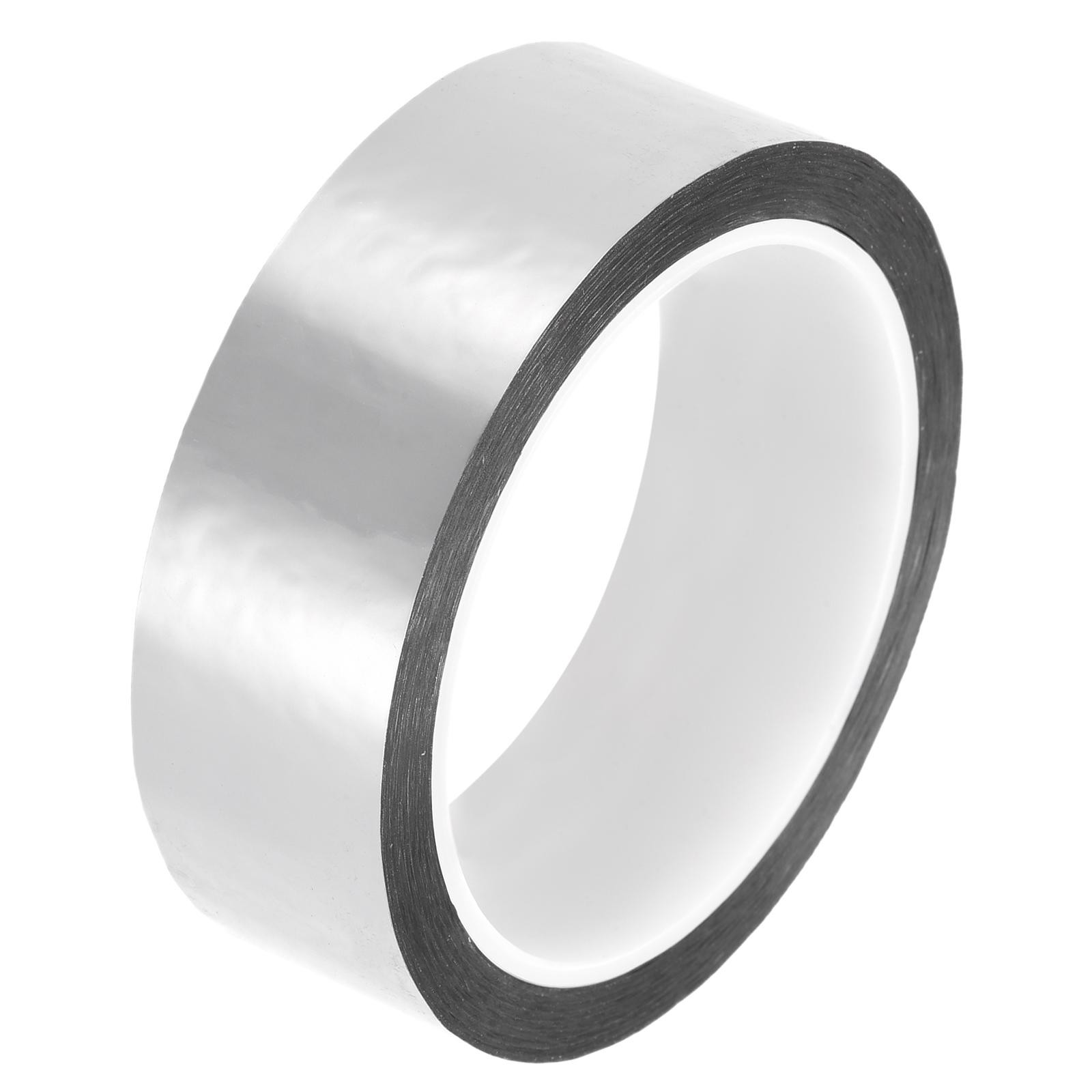 Silver Tone Metalized Tape 1.2 Inch x 55 Yards Decoration Tape for DIY