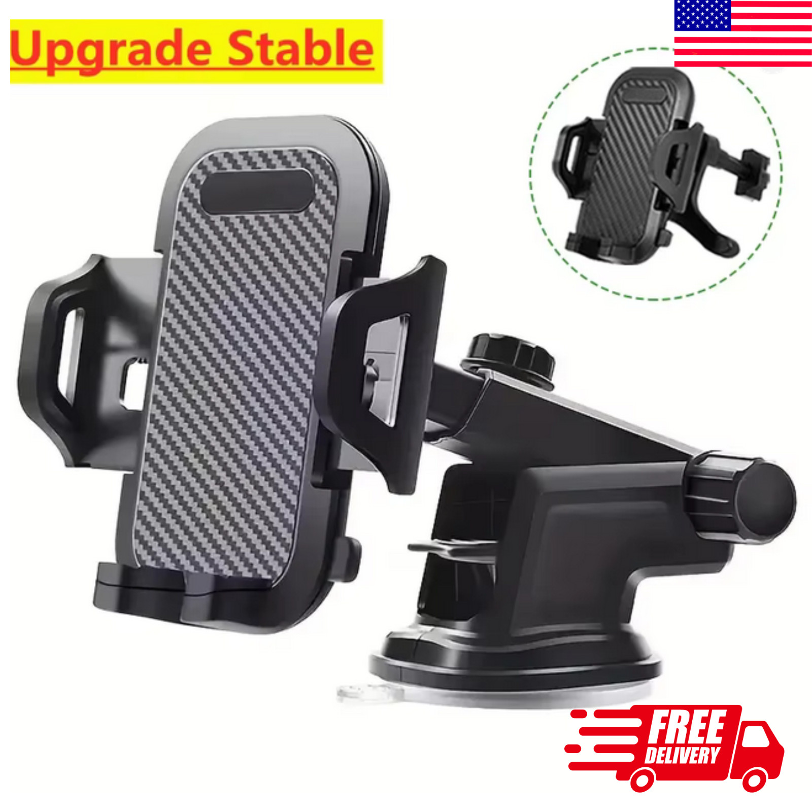 360° Universal Mount Holder Car Stand Windshield For Mobile Cell Phone GPS
