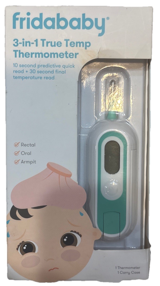 Frida Baby 3-In-1 True Temp Thermometer—FOR PARTS, NEVER USED—SHIPS IN 24 HOURS-