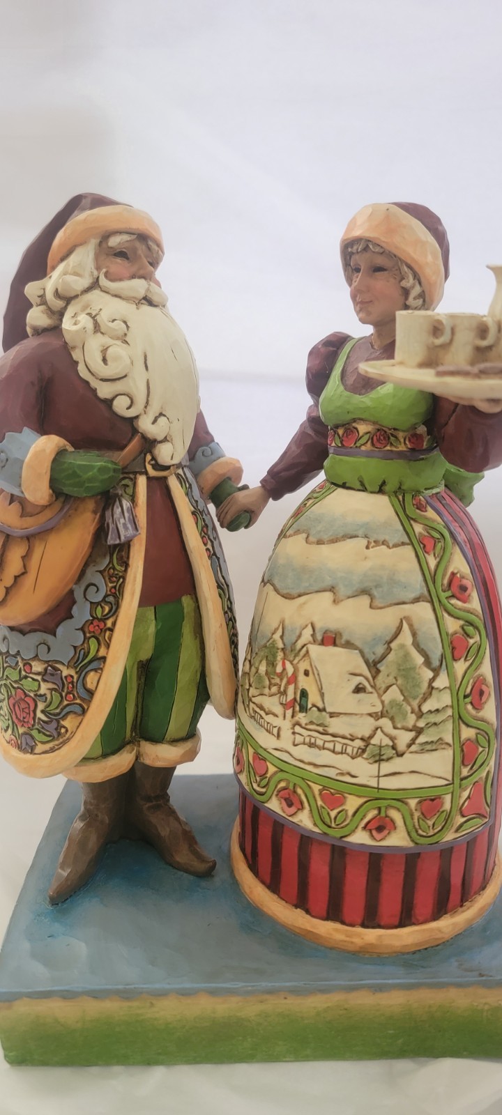 Jim Shore TIS THE SEASON FOR LOVING HEARTS Santa & Mrs Claus Christmas 2006