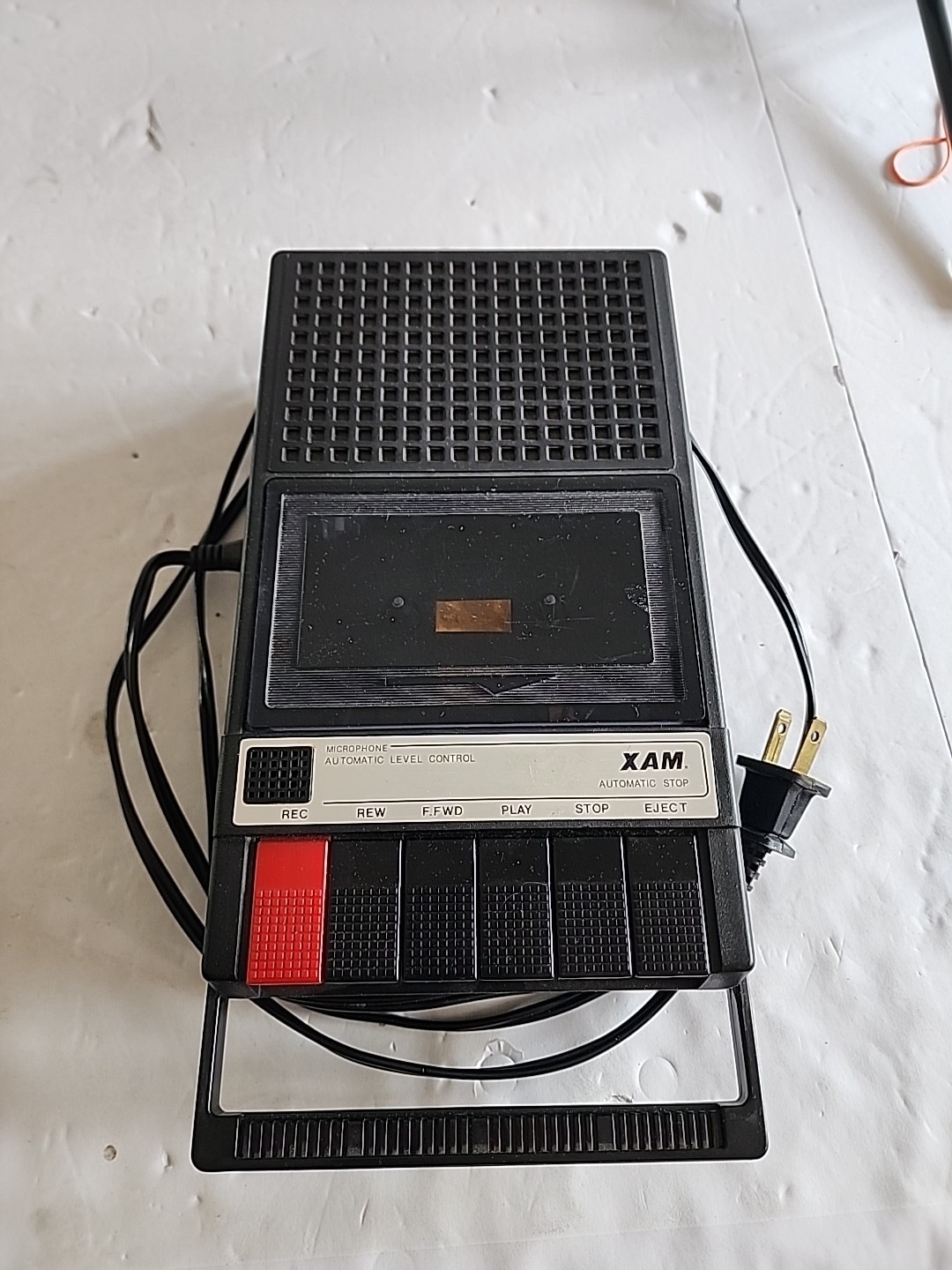 Vintage XAM Cassette Tape Recorder Model 0813 With Automatic Level Control