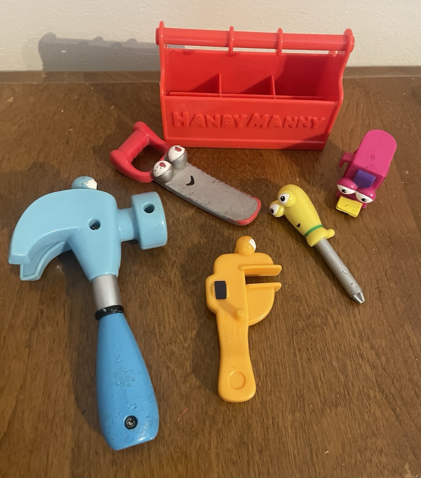 Disney Handy Manny Mattel 2007 Mixed Lot Of 6 Tools Toolbox