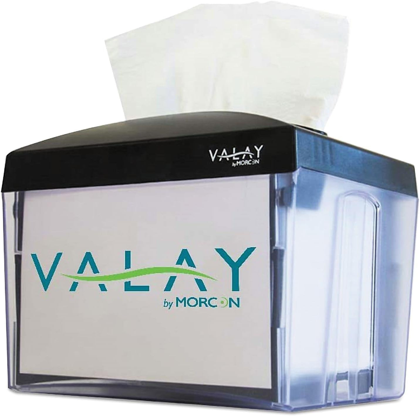 Tissue Valay Table Top Napkin Dispenser, 6.5 X 8.4 X 6.3, Black