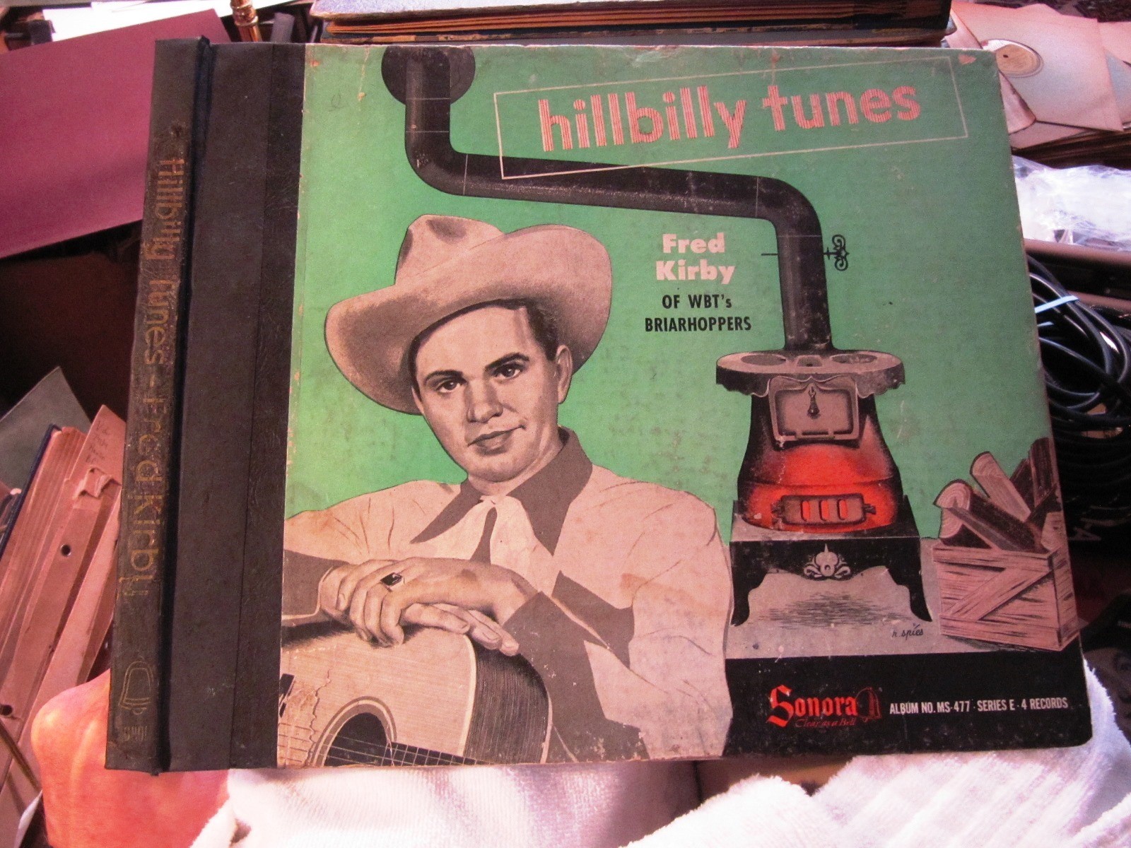 CHARLOTTE NC WBT Radio Show FRED KIRBY Briarhoppers HILLBILLY TUNES Sonora Album
