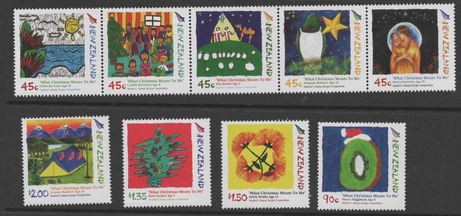 NEW ZEALAND SG2905/14 2006 CHRISTMAS MNH